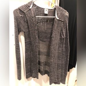 Gray cardigan